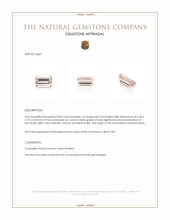 0.85 Ct. Tourmaline from Mozambique Appraisal