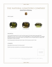 8.18 Ct. Alexandrite from Ceylon (Sri Lanka) Appraisal