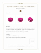 7.54 Ct. Cabochon Tourmaline from Mozambique Appraisal