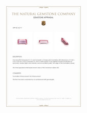 2.12 Ct. Tourmaline from Brazil Appraisal