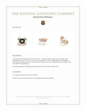 0.89 Ct. Multi Color Tourmaline from Mozambique Appraisal