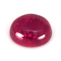 12.04 Ct. Cabochon Rubellite Tourmaline from Brazil Video