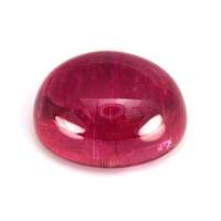 14.53 Ct. Cabochon Rubellite Tourmaline from Brazil Video