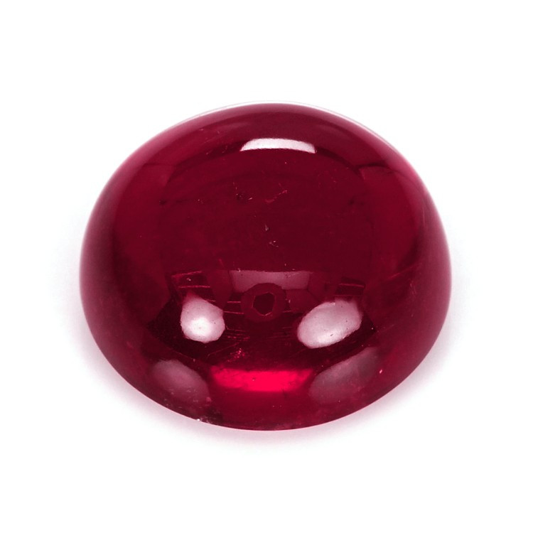 17.70 Ct. Cabochon Rubellite Tourmaline from Brazil