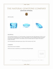 1.92 Ct. Topaz from Ceylon (Sri Lanka) Appraisal