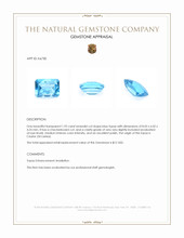 1.92 Ct. Topaz from Ceylon (Sri Lanka) Appraisal