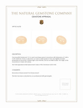 13.16 Ct. Cabochon Moonstone from Ceylon (Sri Lanka) Appraisal