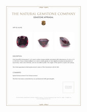 1.42 Ct. Spinel from Ceylon (Sri Lanka) Appraisal