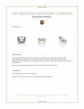 0.98 Ct. Tourmaline from Mozambique Appraisal