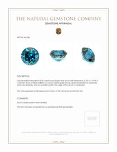 50.02 Ct. Zircon from Cambodia Appraisal