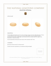 27.10 Ct. Cabochon Moonstone from Ceylon (Sri Lanka) Appraisal