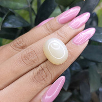 29.04 Ct. Cabochon Moonstone from Ceylon (Sri Lanka) Life Style