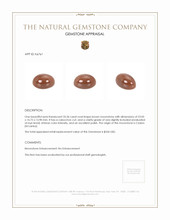 33.36 Ct. Cabochon Moonstone from Ceylon (Sri Lanka) Appraisal