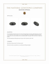 21.93 Ct. Cabochon Moonstone from Ceylon (Sri Lanka) Appraisal