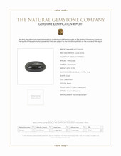 21.93 Ct. Black Cabochon Moonstone from Ceylon (Sri Lanka) Scan Report