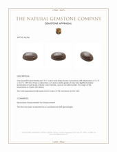 18.71 Ct. Cabochon Moonstone from Ceylon (Sri Lanka) Appraisal