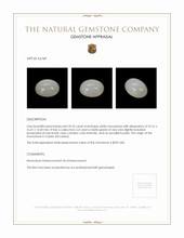 39.33 Ct. Cabochon Moonstone from Ceylon (Sri Lanka) Appraisal