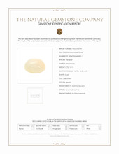 14.12 Ct. Cabochon Moonstone from Ceylon (Sri Lanka) Scan Report