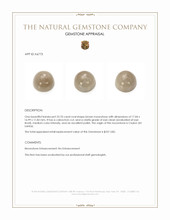 23.70 Ct. Brown Cabochon Moonstone from Ceylon (Sri Lanka) Appraisal