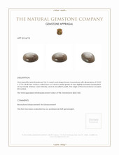 26.15 Ct. Cabochon Moonstone from Ceylon (Sri Lanka) Appraisal