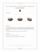 26.15 Ct. Cabochon Moonstone from Ceylon (Sri Lanka) Appraisal