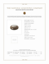26.15 Ct. Brown Cabochon Moonstone from Ceylon (Sri Lanka) Scan Report