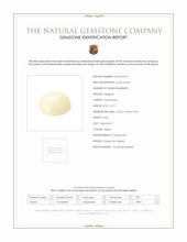 12.77 Ct. Cabochon Moonstone from Ceylon (Sri Lanka) Scan Report