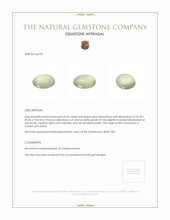 22.96 Ct. Grey Cabochon Moonstone from Ceylon (Sri Lanka) Appraisal