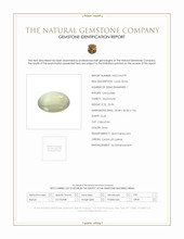 22.96 Ct. Cabochon Moonstone from Ceylon (Sri Lanka) Scan Report