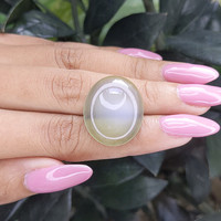 22.96 Ct. Cabochon Moonstone from Ceylon (Sri Lanka) Life Style