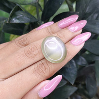 22.96 Ct. Cabochon Moonstone from Ceylon (Sri Lanka) Life Style