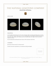 13.60 Ct. Cabochon Moonstone from Ceylon (Sri Lanka) Appraisal