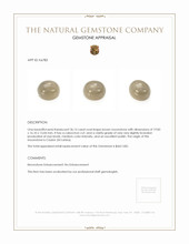 36.15 Ct. Brown Cabochon Moonstone from Ceylon (Sri Lanka) Appraisal