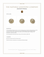 36.15 Ct. Cabochon Moonstone from Ceylon (Sri Lanka) Appraisal