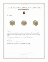 36.15 Ct. Cabochon Moonstone from Ceylon (Sri Lanka) Appraisal