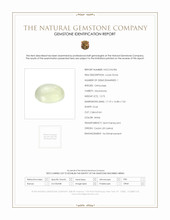 12.73 Ct. Cabochon Moonstone from Ceylon (Sri Lanka) Scan Report