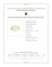 12.73 Ct. Cabochon Moonstone from Ceylon (Sri Lanka) Scan Report