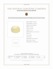 16.00 Ct. Cabochon Moonstone from Ceylon (Sri Lanka) Scan Report