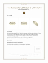 13.21 Ct. Grey Cabochon Moonstone from Ceylon (Sri Lanka) Appraisal