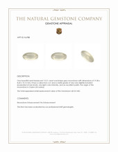 13.21 Ct. Cabochon Moonstone from Ceylon (Sri Lanka) Appraisal