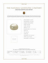 15.68 Ct. Cabochon Moonstone from Ceylon (Sri Lanka) Scan Report