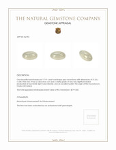 17.91 Ct. Grey Cabochon Moonstone from Ceylon (Sri Lanka) Appraisal