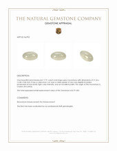 17.91 Ct. Cabochon Moonstone from Ceylon (Sri Lanka) Appraisal