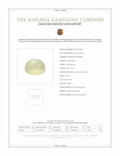 12.46 Ct. White Cabochon Moonstone from Ceylon (Sri Lanka) Scan Report