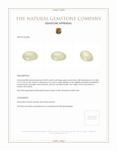 26.90 Ct. Cabochon Moonstone from Ceylon (Sri Lanka) Appraisal