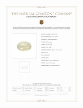 26.90 Ct. Cabochon Moonstone from Ceylon (Sri Lanka) Scan Report