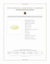 12.05 Ct. Cabochon Moonstone from Ceylon (Sri Lanka) Scan Report