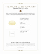 18.72 Ct. Cabochon Moonstone from Ceylon (Sri Lanka) Scan Report