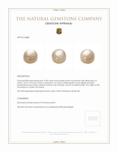 16.85 Ct. Brown Cabochon Moonstone from Ceylon (Sri Lanka) Appraisal