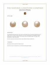 16.85 Ct. Cabochon Moonstone from Ceylon (Sri Lanka) Appraisal